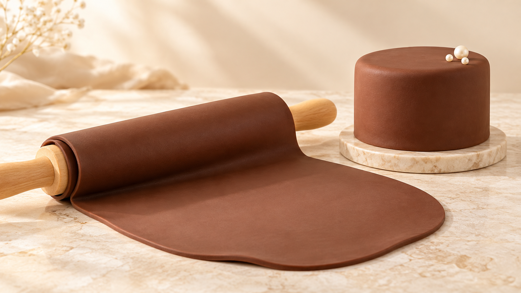 Brown Sugar Paste (Rolling Fondant) for commercial food production